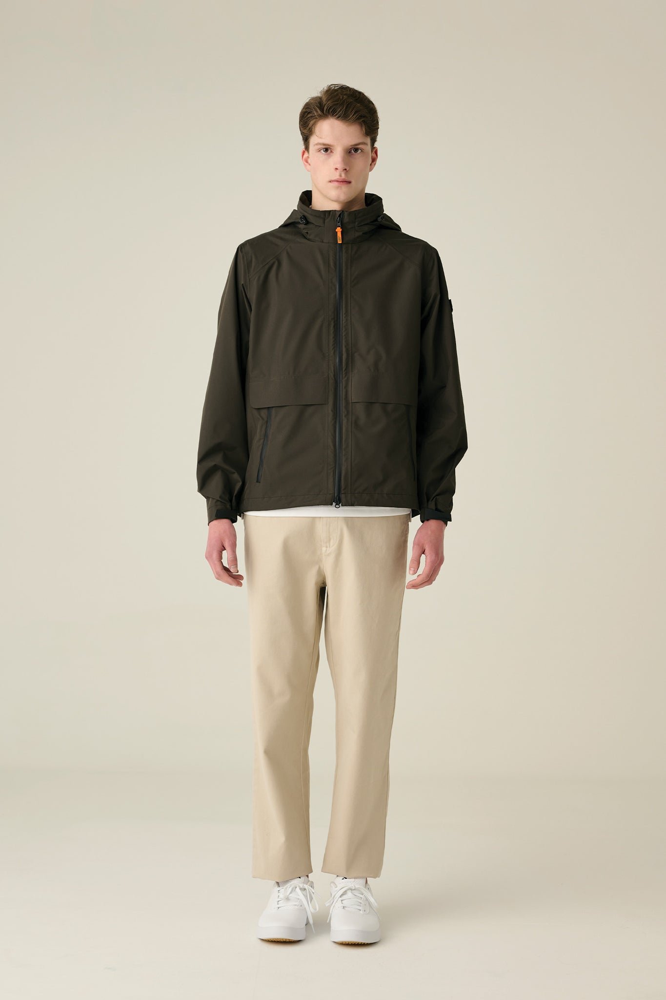 HYBRID Golf Rain Jacket - KHAKI