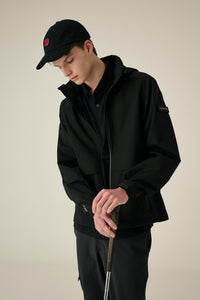 HYBRID Golf Rain Jacket - BLACK