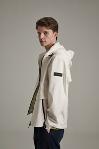 HYBRID Golf Rain Jacket - CREAM