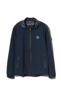 BIRDIE Mens Golf Rain Jacket - Navy CornerGreenGolf