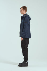 BIRDIE Mens Golf Rain Jacket - Navy CornerGreenGolf