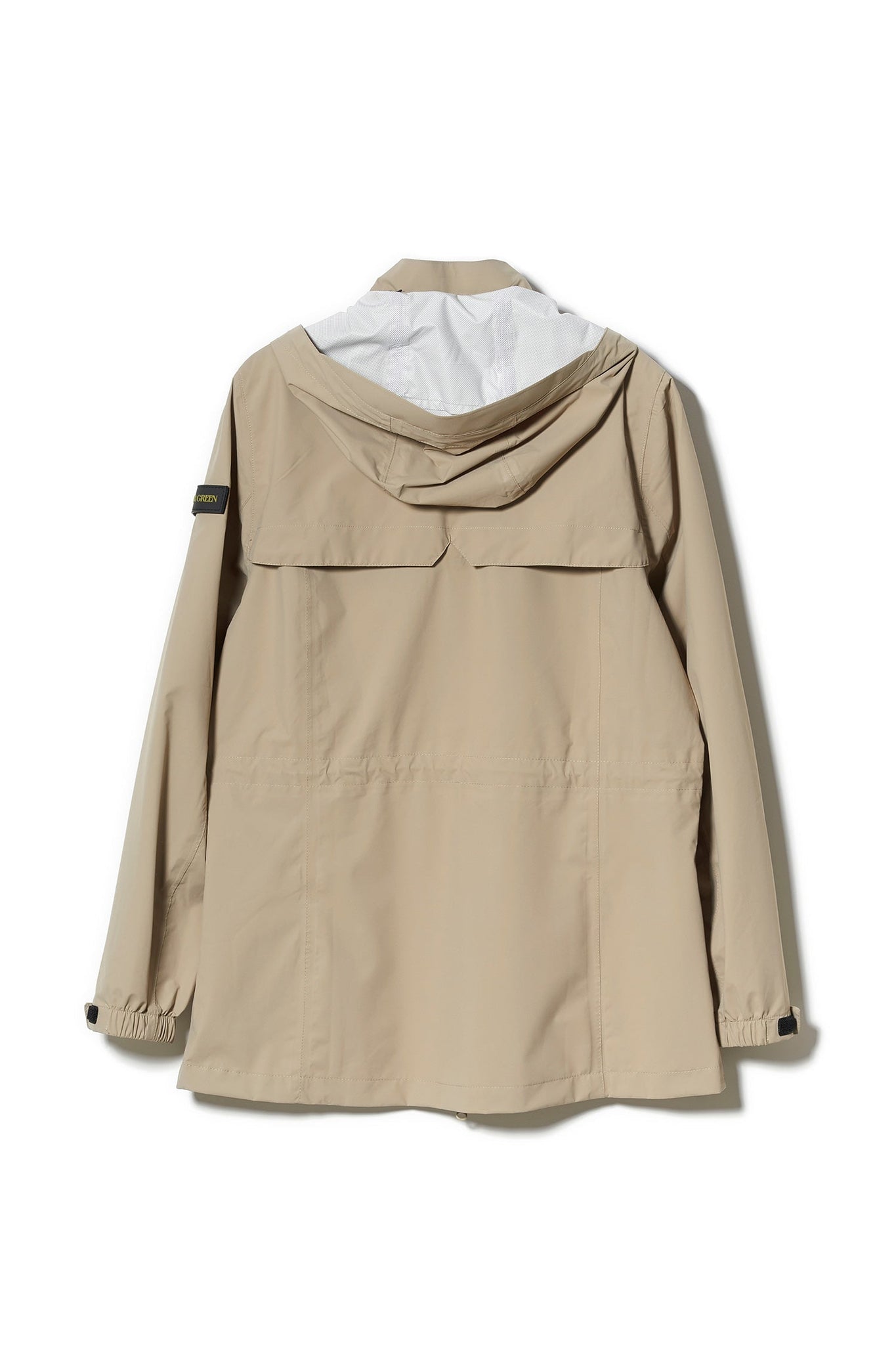 BIRDIE Womens Golf Rain Jacket - Beige CornerGreenGolf