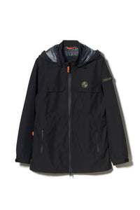 BIRDIE Womens Golf Rain Jacket - Black CornerGreenGolf