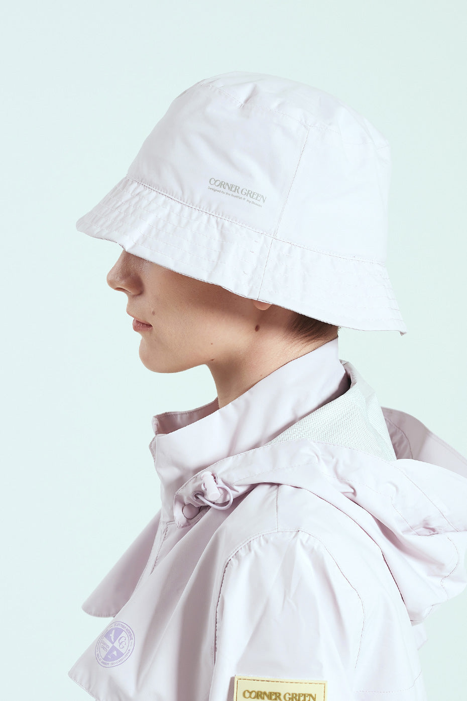 PROTECHT Unisex Rain Bucket Hat - Lilac CornerGreenGolf