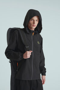 BIRDIE Mens Golf Rain Jacket - Black